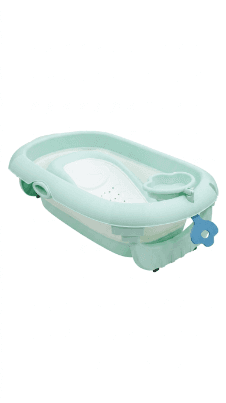 Bañera Plegable Verde Menta - Artículos para bebé en Riohacha