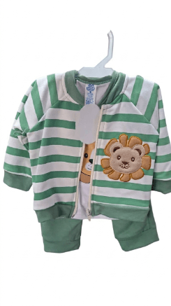 Chaqueta Rayas Verdes - Artículos para bebé en Riohacha